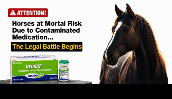 Equine injury lawsuit banner by Justice Law