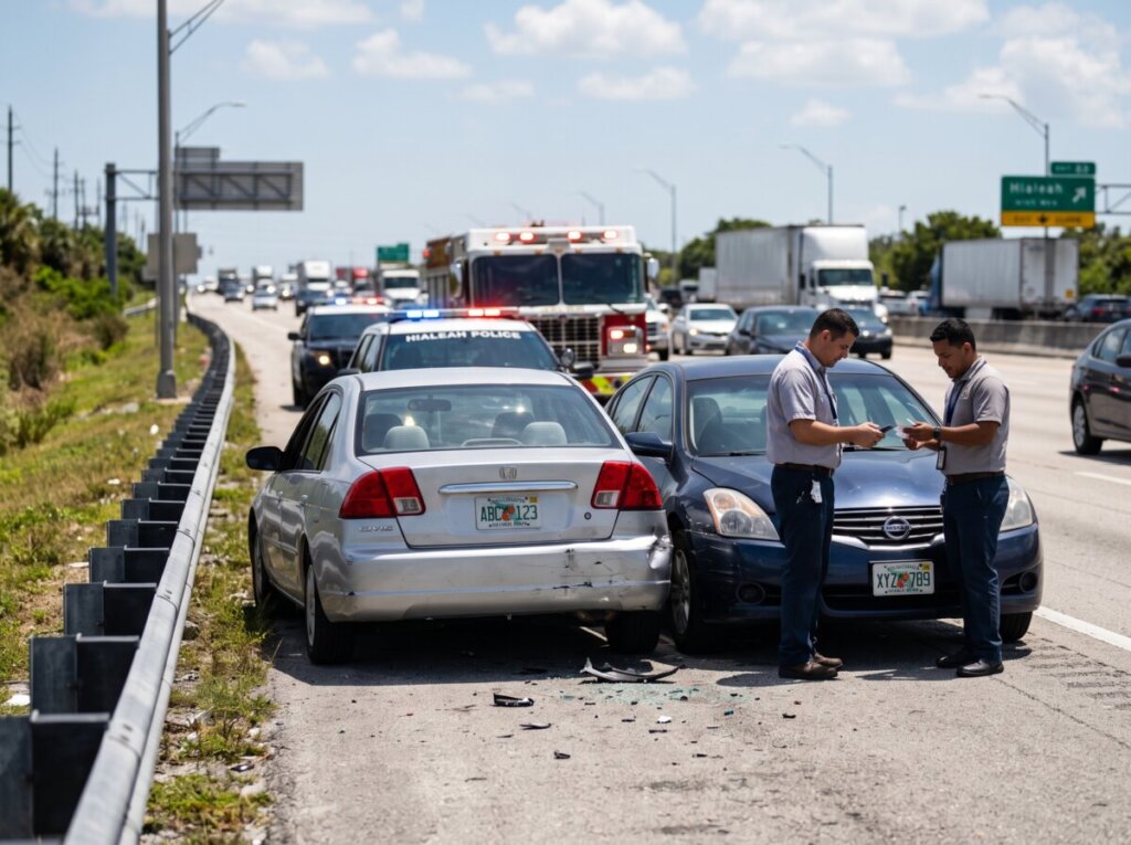Florida car accident property damage reporting threshold